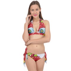 Car Vehicle Racing Car Formula Tie It Up Bikini Set by Sapixe