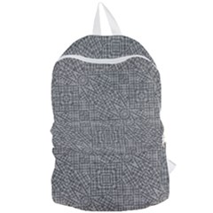 Linear Intricate Geometric Pattern Foldable Lightweight Backpack by dflcprints