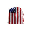 American Usa Flag Vertical Drawstring Pouches (Medium)  View1