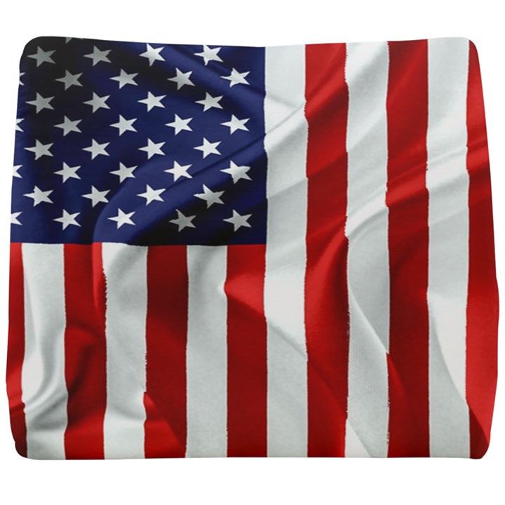 American Usa Flag Vertical Seat Cushion