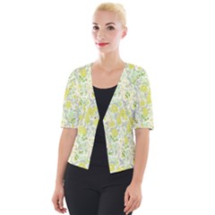 Floral Sunshine Cropped Button Cardigan by 1dsignmovesu