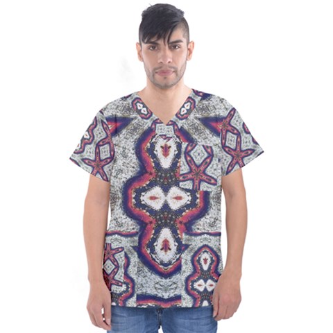 Men s V-neck Scrub Top by GhostGear