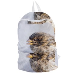 Funny Wet Sparrow Bird Foldable Lightweight Backpack by FunnyCow