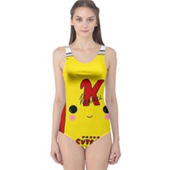 Kawaii Cute Tennants Lager Can One Piece Swimsuit by CuteKawaii1982