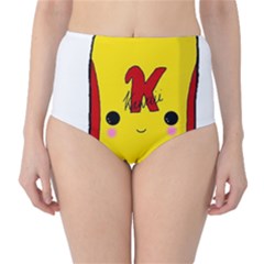 Kawaii Cute Tennants Lager Can Classic High-waist Bikini Bottoms by CuteKawaii1982