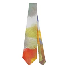 Colorful Paint Brushes On A White Background                                        Necktie by LalyLauraFLM