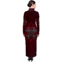 Decorative Celtic Knot On Dark Vintage Background Turtleneck Maxi Dress View2