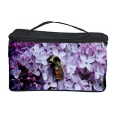 Lilac Bumble Bee Cosmetic Storage Case by IIPhotographyAndDesigns