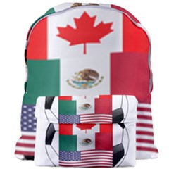 United Football Championship Hosting 2026 Soccer Ball Logo Canada Mexico Usa Giant Full Print Backpack by yoursparklingshop