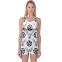 Owls And Pentacles One Piece Boyleg Swimsuit View1