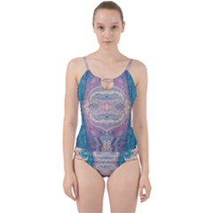 Drop Off Warp Cut Out Top Tankini Set by lwdstudio