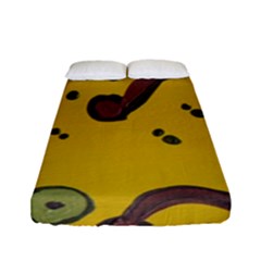 Swimming Worms Fitted Sheet (full/ Double Size) by snowwhitegirl