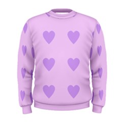 Violet Heart Men s Sweatshirt by snowwhitegirl