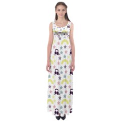 Music Stars Empire Waist Maxi Dress by snowwhitegirl