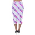 Geometric Squares Midi Pencil Skirt View2