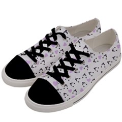 Black Hats Men s Low Top Canvas Sneakers by snowwhitegirl