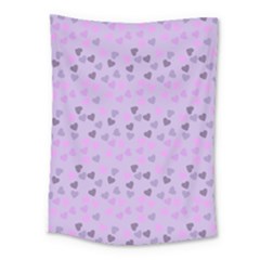 Heart Drops Violet Medium Tapestry by snowwhitegirl