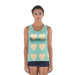 Teal Cupcakes Sport Tank Top  by snowwhitegirl