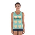 Teal Cupcakes Sport Tank Top  View1