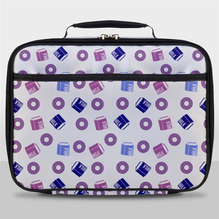 Milk And Donuts Full Print Lunch Bag