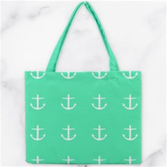 Seafoam Anchors Mini Tote Bag by snowwhitegirl