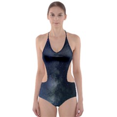 Galaxy Sky Cut-out One Piece Swimsuit by snowwhitegirl