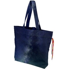 Galaxy Sky Drawstring Tote Bag by snowwhitegirl