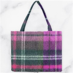 Pink Plaid Flannel Mini Tote Bag by snowwhitegirl