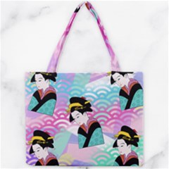 Japanese Abstract Mini Tote Bag by snowwhitegirl