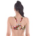 Fruit Blossom Pink Plunge Bikini Top View2