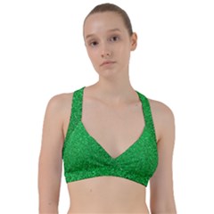 Green Glitter Sweetheart Sports Bra by snowwhitegirl