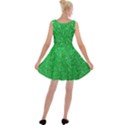 Green Glitter Velvet Skater Dress View2