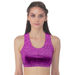 Pink  Glitter Sports Bra by snowwhitegirl