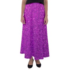 Pink  Glitter Flared Maxi Skirt by snowwhitegirl