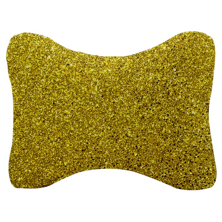 Gold  Glitter Velour Seat Head Rest Cushion