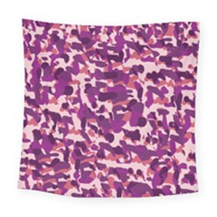 Pink Camo Square Tapestry (large) by snowwhitegirl