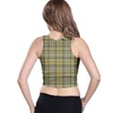 Yellow Plaid Racer Back Crop Top View2