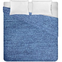 Blue Denim Duvet Cover Double Side (king Size) by snowwhitegirl