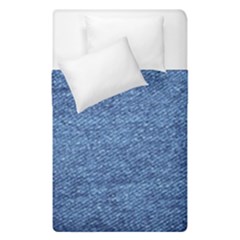 Blue Denim Duvet Cover Double Side (single Size) by snowwhitegirl