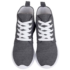 Black Denim Women s Lightweight High Top Sneakers by snowwhitegirl