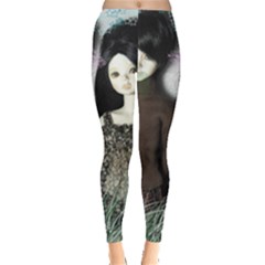 Dolls In The Grass Leggings  by snowwhitegirl