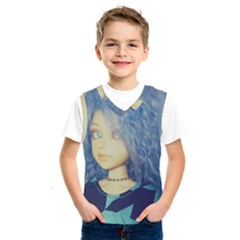 Blue Hair Boy Kids  Sportswear by snowwhitegirl