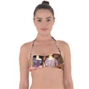 Playing The Guitar Halter Bandeau Bikini Top View1