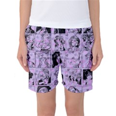 Lilac Yearbook 1 Women s Basketball Shorts by snowwhitegirl