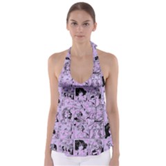 Lilac Yearbook 1 Babydoll Tankini Top by snowwhitegirl