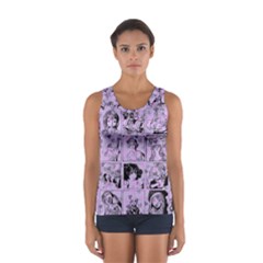 Lilac Yearbook 1 Sport Tank Top  by snowwhitegirl