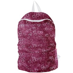 Heart Pattern Foldable Lightweight Backpack by snowwhitegirl