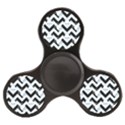 Blue Teapot Chevron Finger Spinner View1