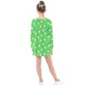 Lemons Green Kids  Long Sleeve Dress View2