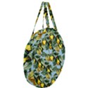 Fruit Branches Blue Giant Round Zipper Tote View3